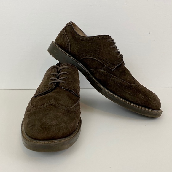 GH Bass&Co Wing Tip Brown Casual Dress Shoes 10 - Picture 4 of 8